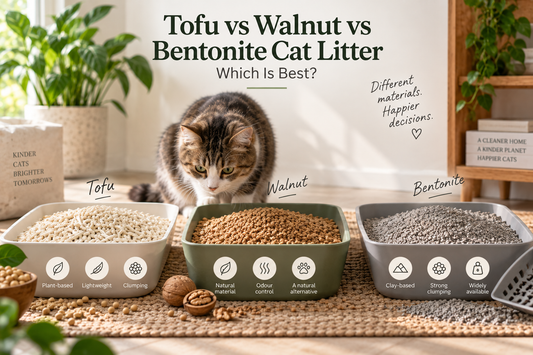 Tofu vs Walnut vs Bentonite Cat Litter: Which Is Best?